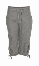Broek 3/4 koord zoom/taille
