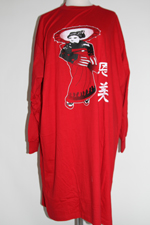 Slaapshirt Geisha l.m ronde hals