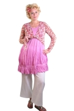 Broek linnen basis rondom elasti