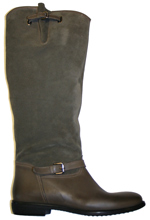 Laars suede leer afzak model