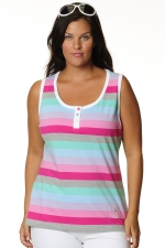 Singlet knooppadje hals