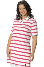 Tuniek polokraag km pique streep