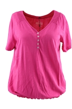 Shirt smok zoom/ hals knooppas