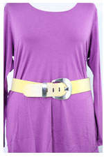 Riem kreukel lak look lang tot 110cm
