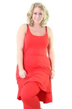 Singlet spaghetti ruche rand zoom
