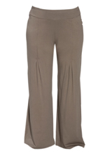 Broek tricot half wijd plooi knie