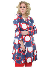Tuniek draperie hals elastiek mouw