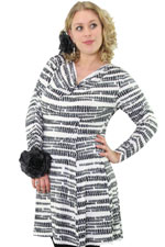 Tuniek draperie hals elastiek mouw