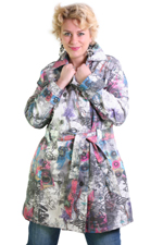 Jas trenchcoat graffiti print Eddy's Jackets