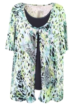 Shirt print openvallend uni ondertop