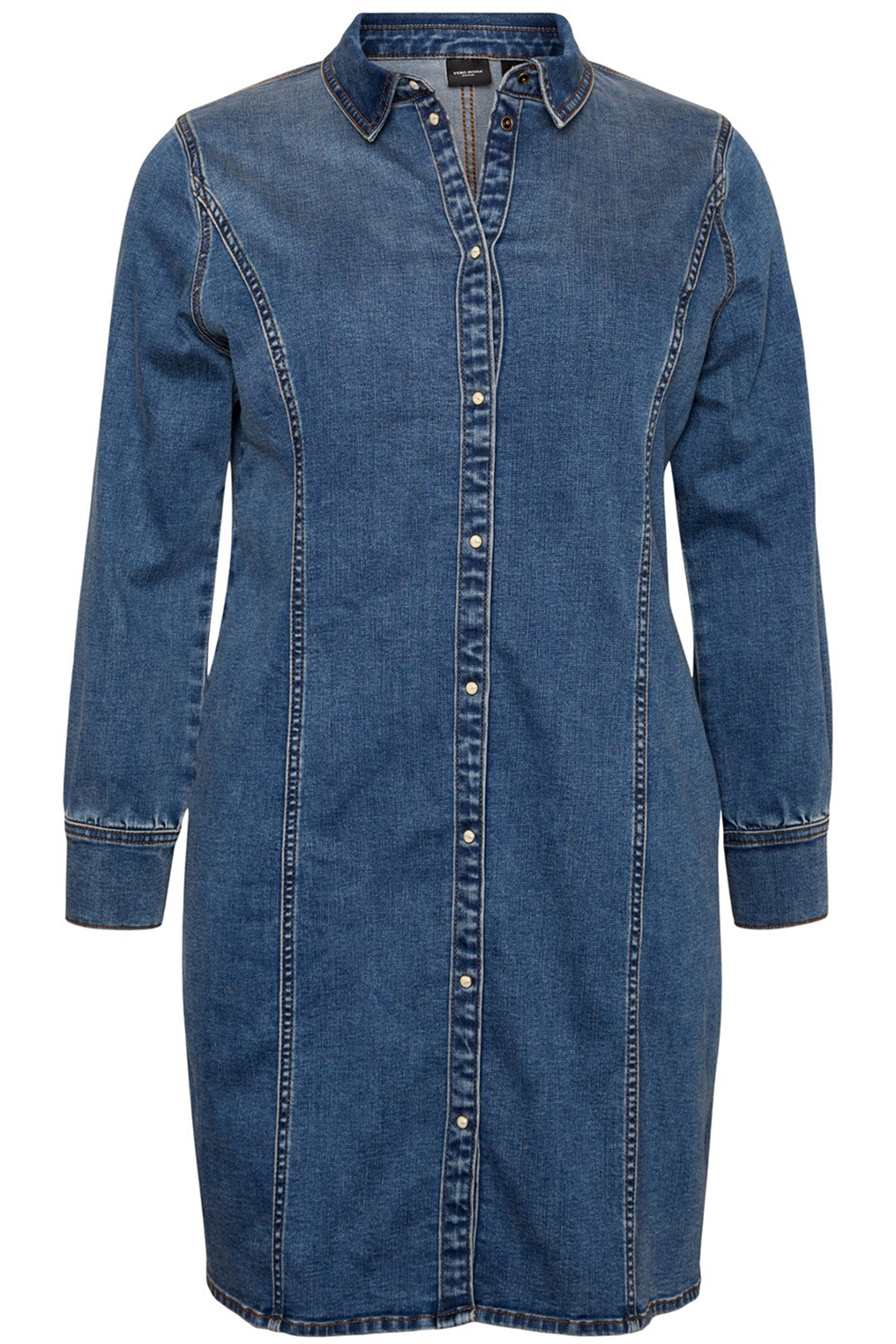 Jurk POLENA VERO MODA curve denim Jurk POLENA VERO MODA curve denim
