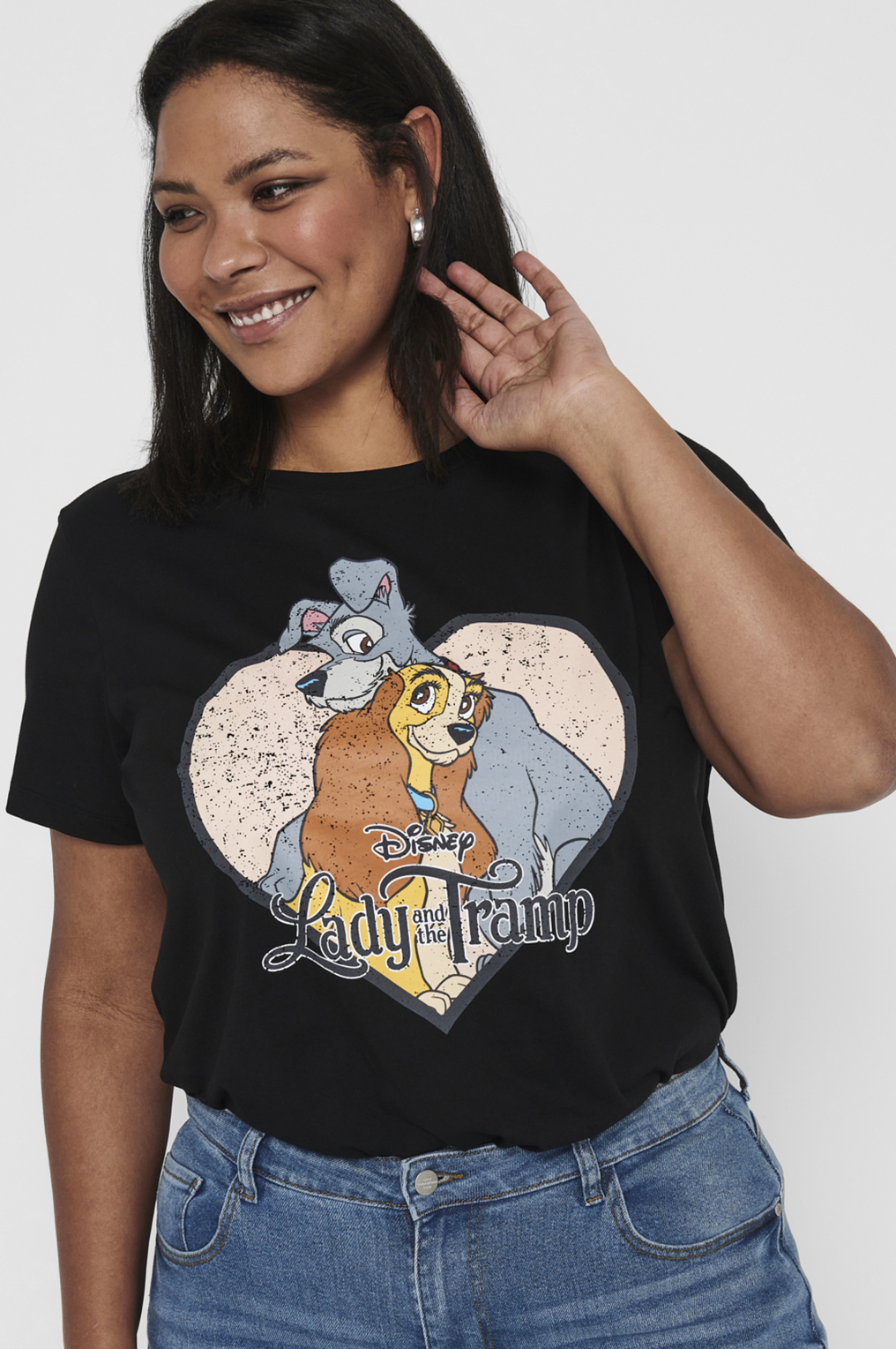Shirt ONLY Carmakoma opdruk Shirt ONLY Carmakoma opdruk