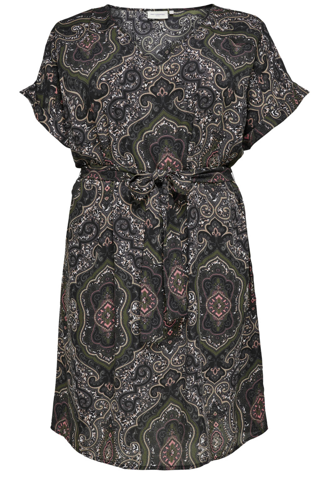 CARMAXI SS BLK DRESS AOP CARMAXI SS BLK DRESS AOP