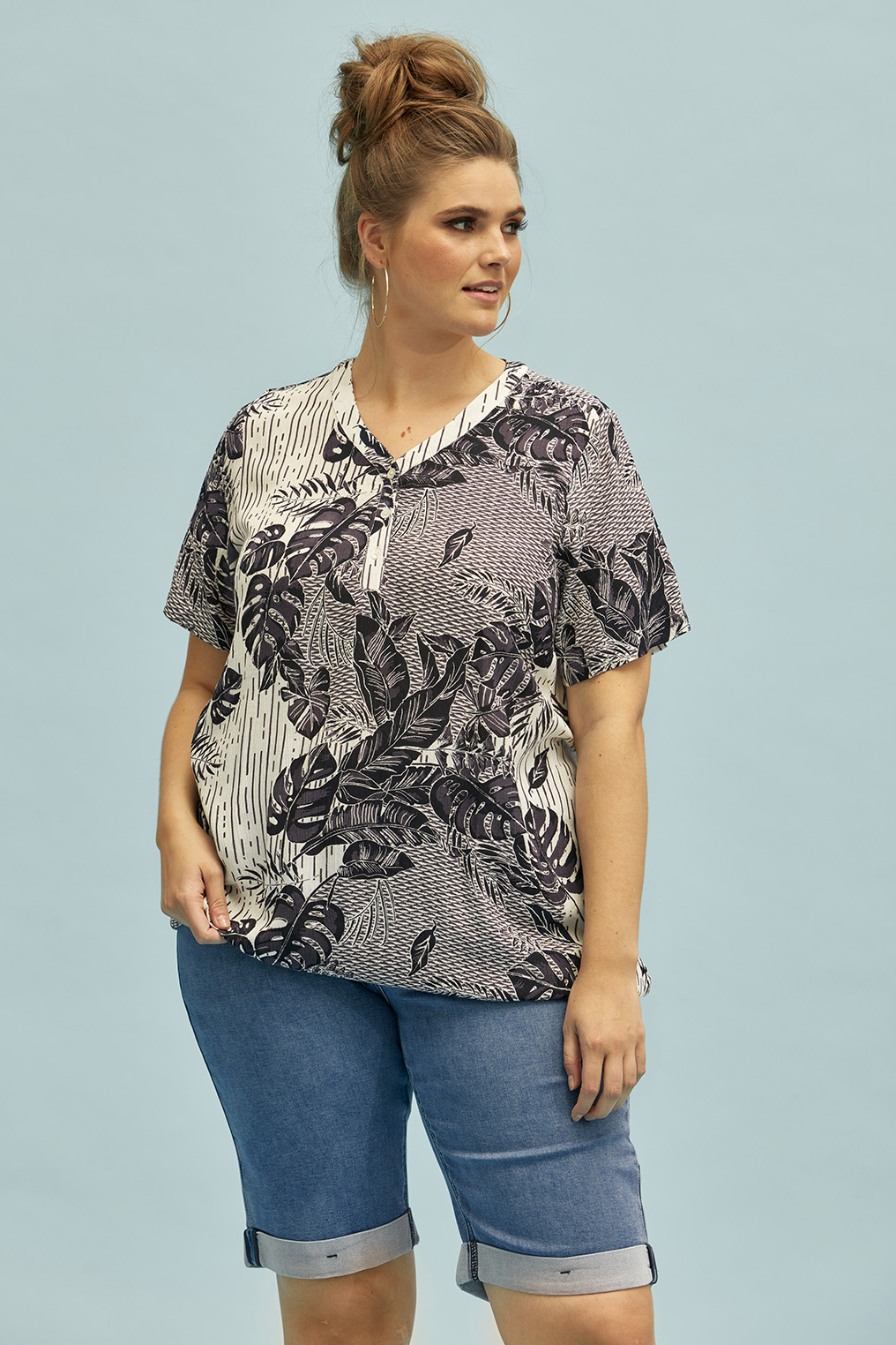 Zhenzi shirt Moss print Zhenzi shirt Moss print