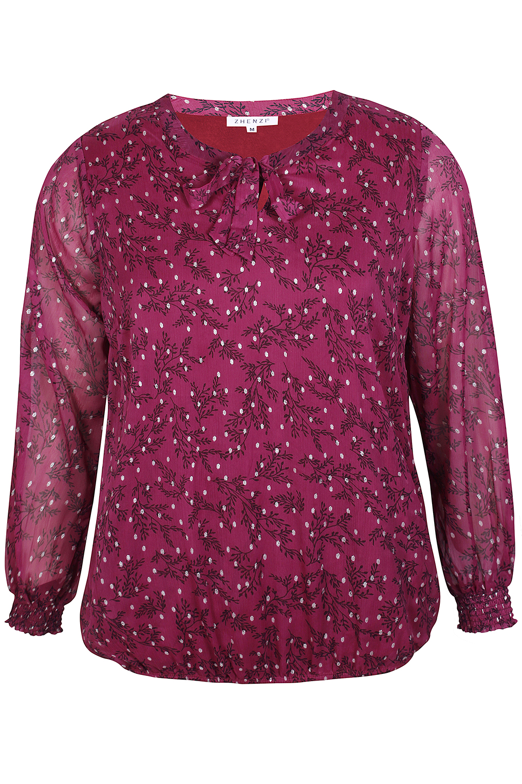 Zhenzi blouse QUINN voile gevoerd Zhenzi blouse QUINN voile gevoerd