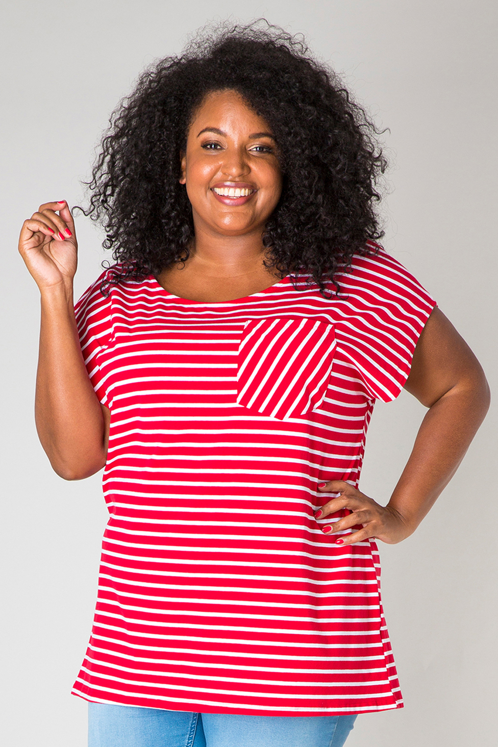 Shirt Ivy Bella streepjes print Shirt Ivy Bella streepjes print