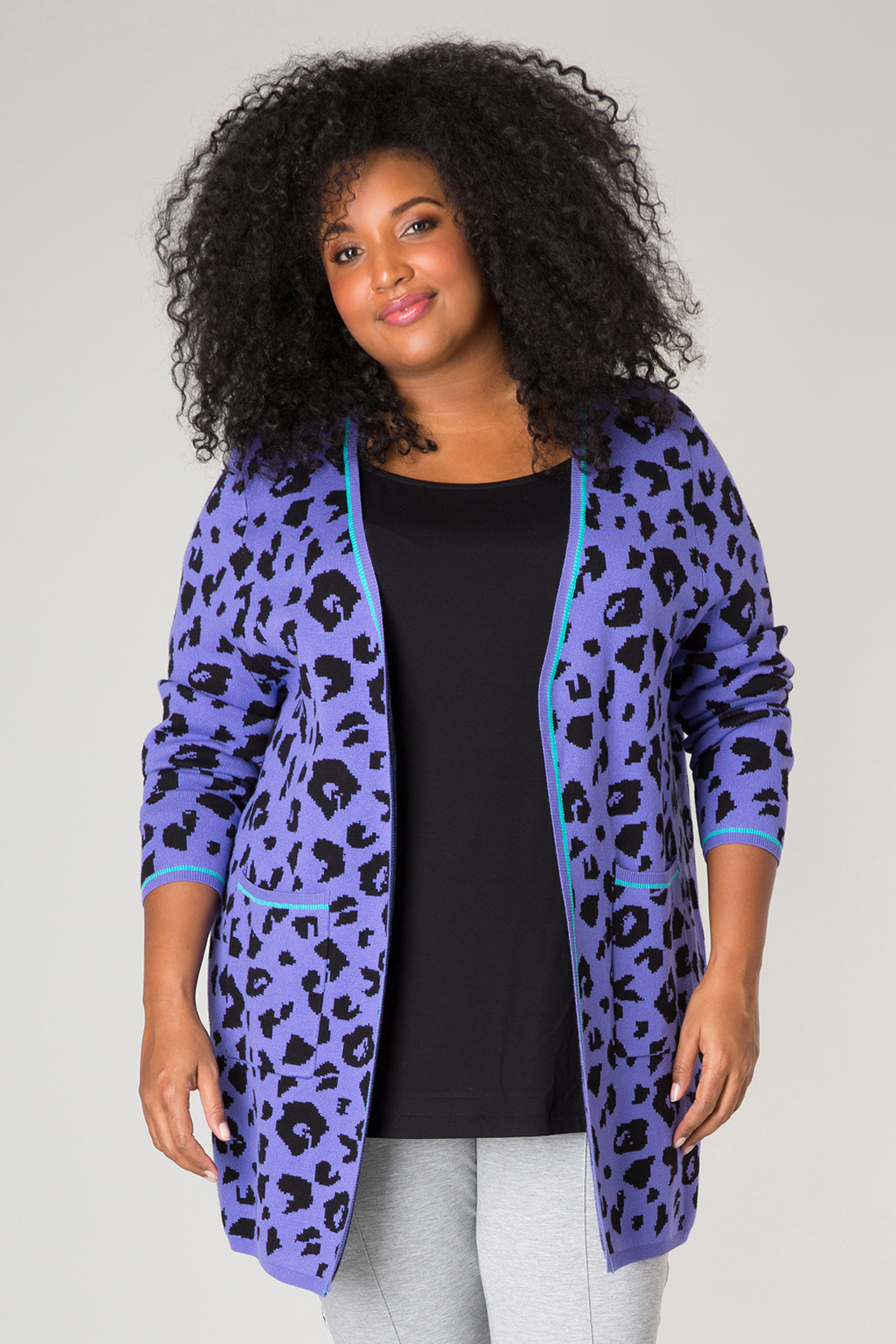 Vest Ivy Bella panter print 82 cm Vest Ivy Bella panter print 82 cm