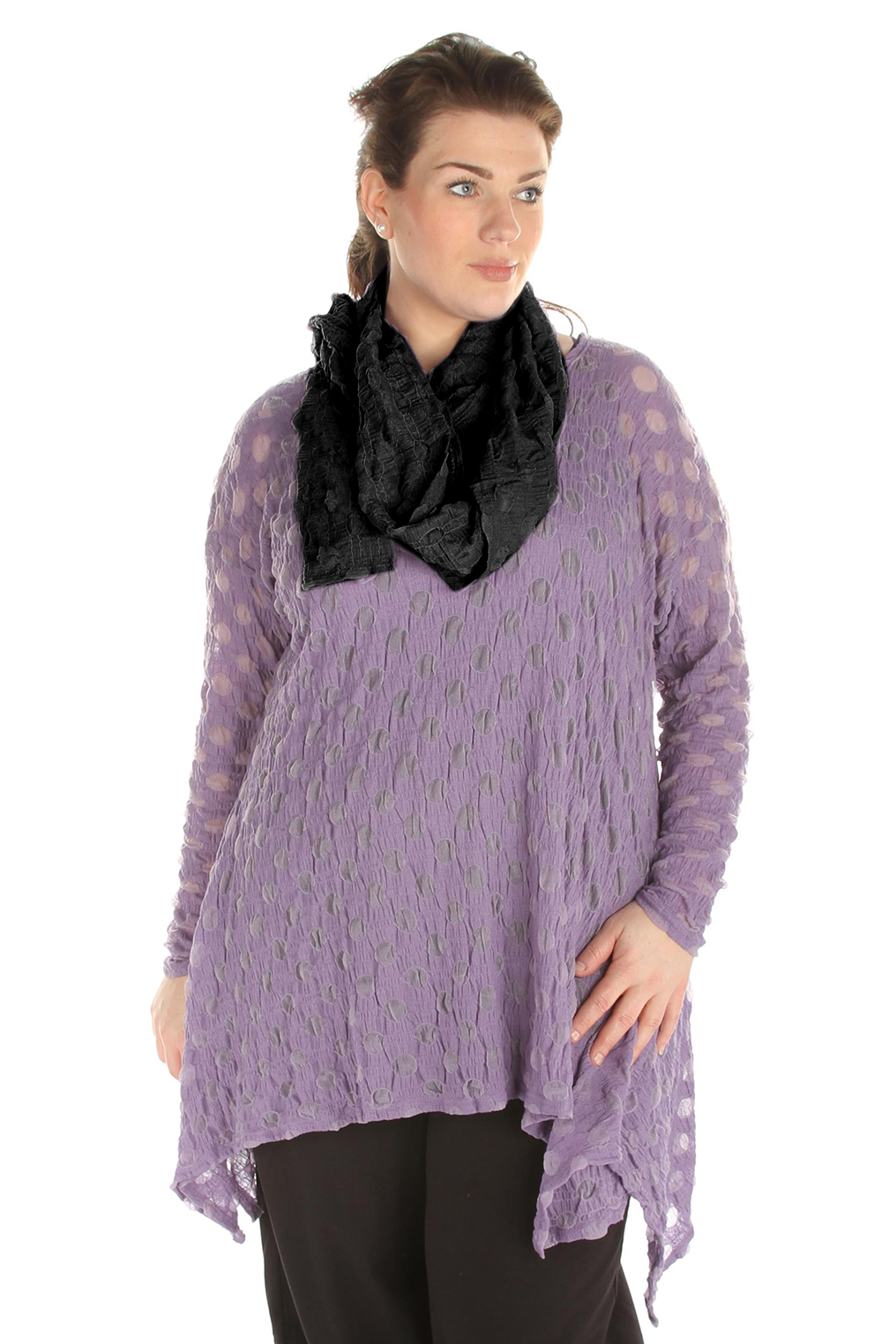 Sjaal Boris lang mousse tricot Sjaal Boris lang mousse tricot