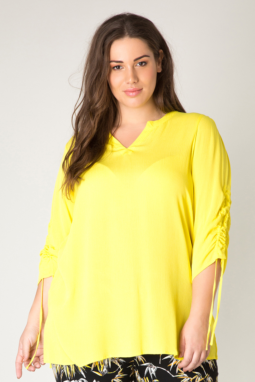 Blouse Yesta Jaeda optrek mouw 78CM Blouse Yesta Jaeda optrek mouw 78CM