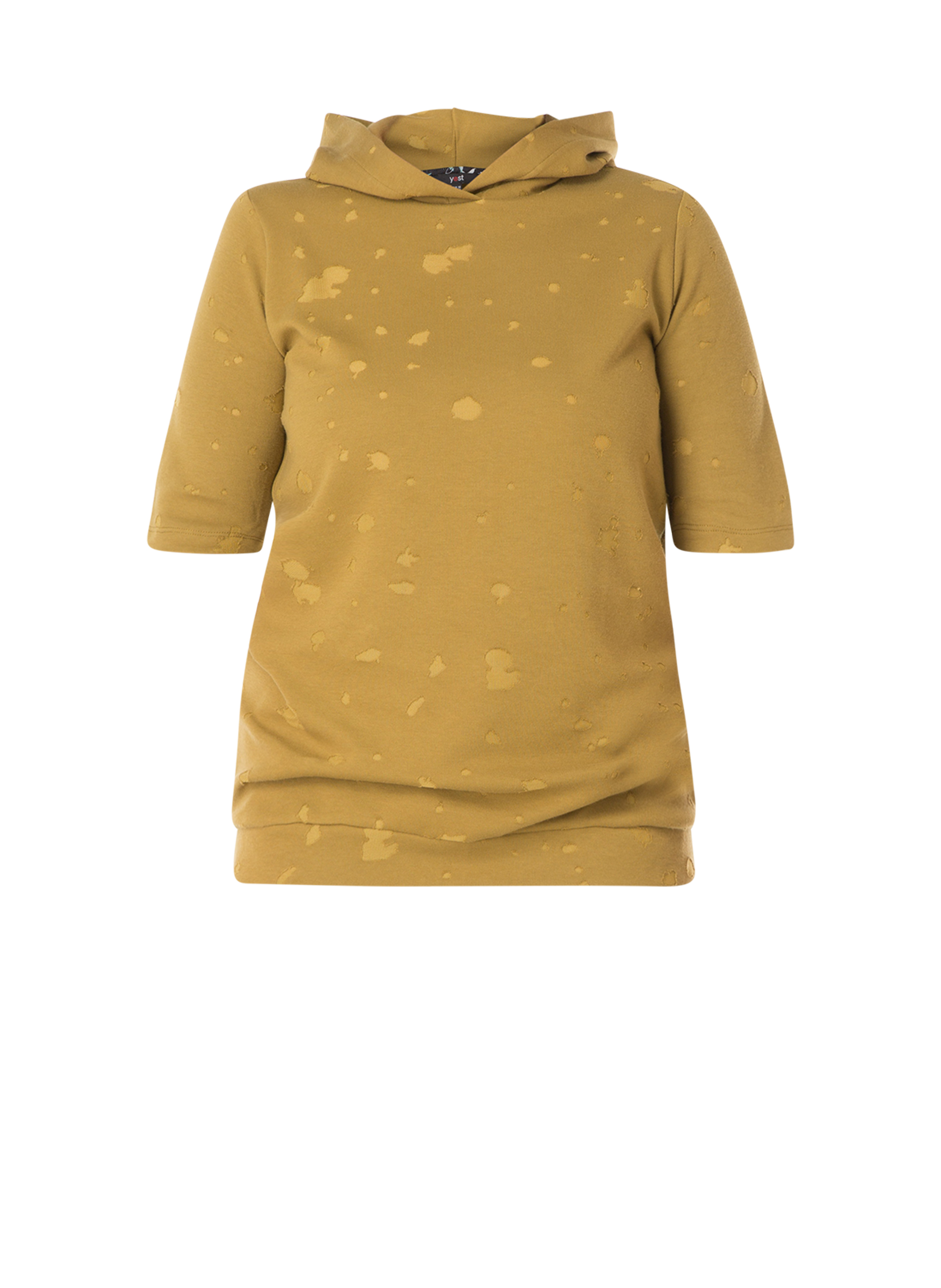 Yesta Sweater spat print capu 83CM Yesta Sweater spat print capu 83CM