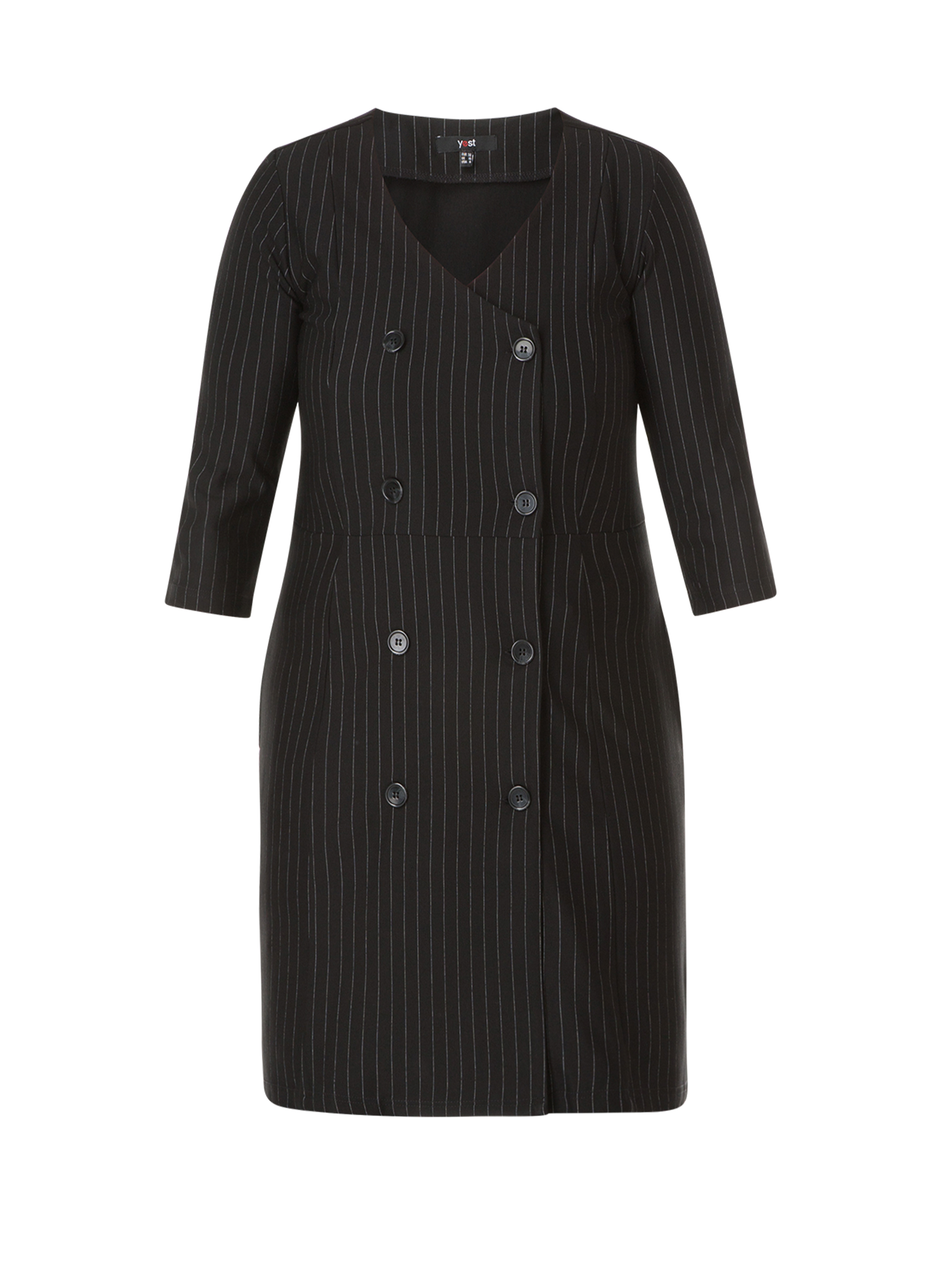 Jurk Yesta krijtstreep 110CM Jurk Yesta krijtstreep 110CM