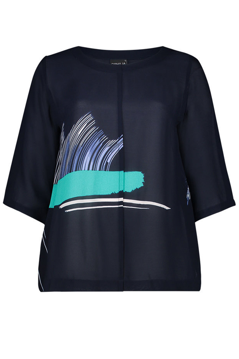 Shirt Denise Ophilia viscose dessin Shirt Denise Ophilia viscose dessin