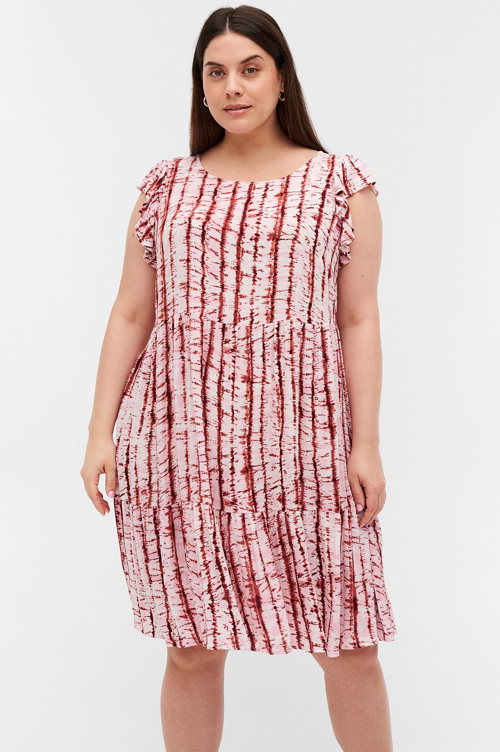 Zizzi jurk MAMALIE print rood Zizzi jurk MAMALIE print rood