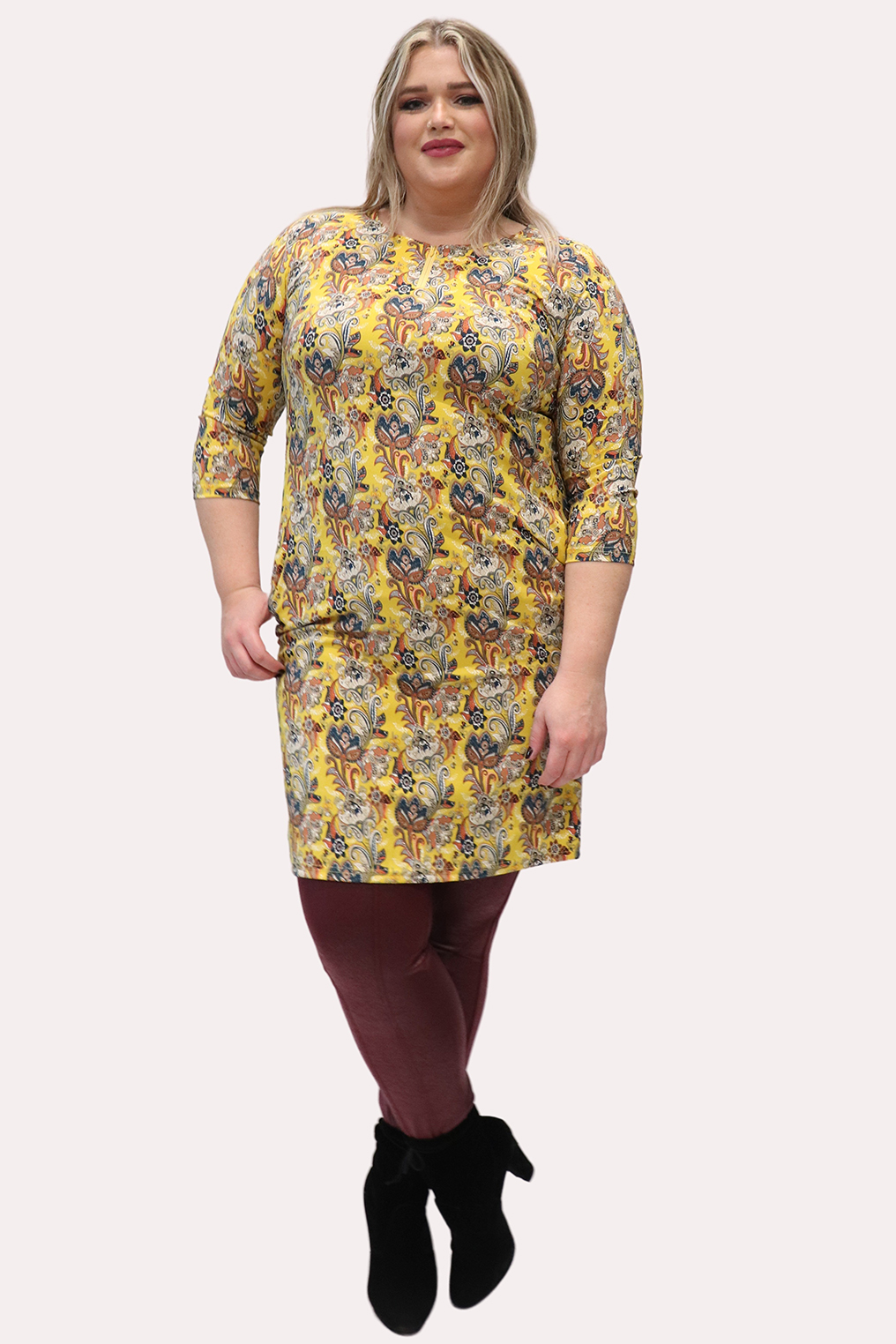 Jurk Monique travel print Ophilia Jurk Monique travel print Ophilia
