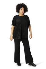 Ivy Bella shirt Soleil velvet ribje