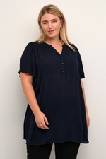 Kaffe Curve tuniek Ami uni crincle