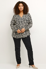 Kaffe Curve blouse Mirta V hals