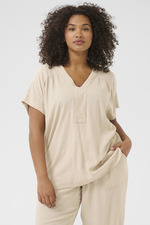 Kaffe Curve blouse ECO V hals