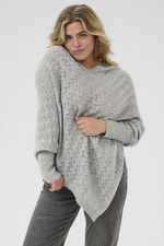 Kaffe Curve poncho Olina