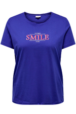 ONLY shirt CARQUOTE opdruk