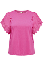 ONLY ECO shirt wijde opengewerkte mo