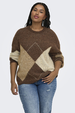 ONLY trui Noeme argyle print
