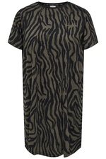 ONLY ECO midi jurk dierenprint
