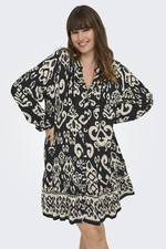 ONLY jurk lange mouw v-hals