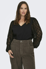 ONLY blouse v-hals lange mouw