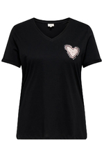 ONLY shirt V-hals korte mouw