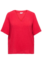 ONLY blouse v-hals korte mouw