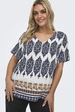 ONLY shirt korte mouw v-hals