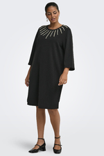 ONLY eco midi jurk 3/4 mouwen