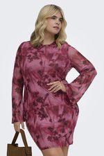 ONLY eco mini jurk lange mouw