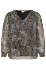 ONLY shirt glitter lange mouw