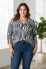 ZHENZI tuniek Adra V hals