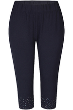 ZHENZI legging Kant glitter detail