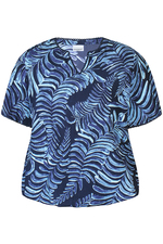 ZHENZI blouse Macy palmprint