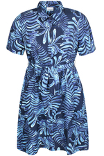 ZHENZI jurk Macy palmprint