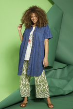 ZHENZI blouse Miah lang denimlook